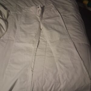 Old Navy White Wow Flare Pants